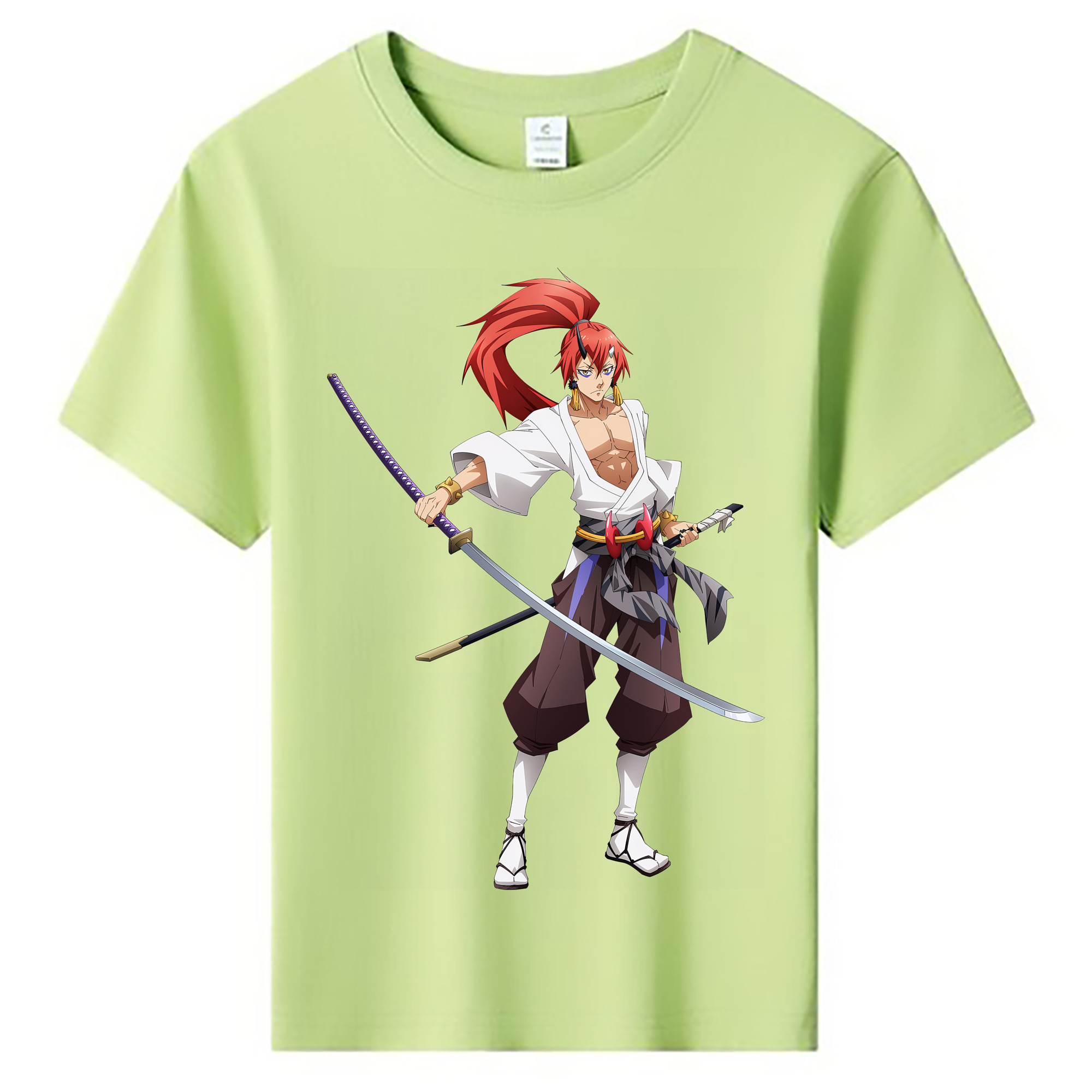 （画像用） 転スラ Regarding Reincarnated to Slime 綿100％キッズTシャツ（フロントプリント）